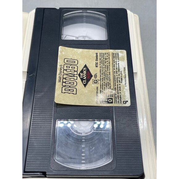 Walt Disney Dumbo VHS tape cartoon Diamond Edition English rated G 63 min READ - Picture 3 of 4
